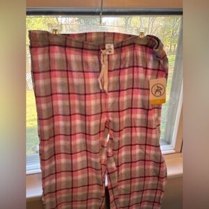 Cozy Pink Plaid Pajamas